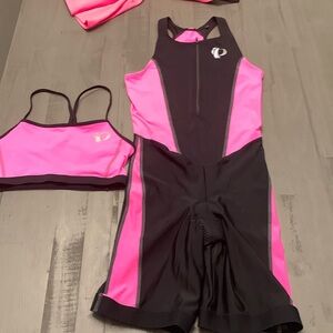 Triathlon suite size L with slight padded butt